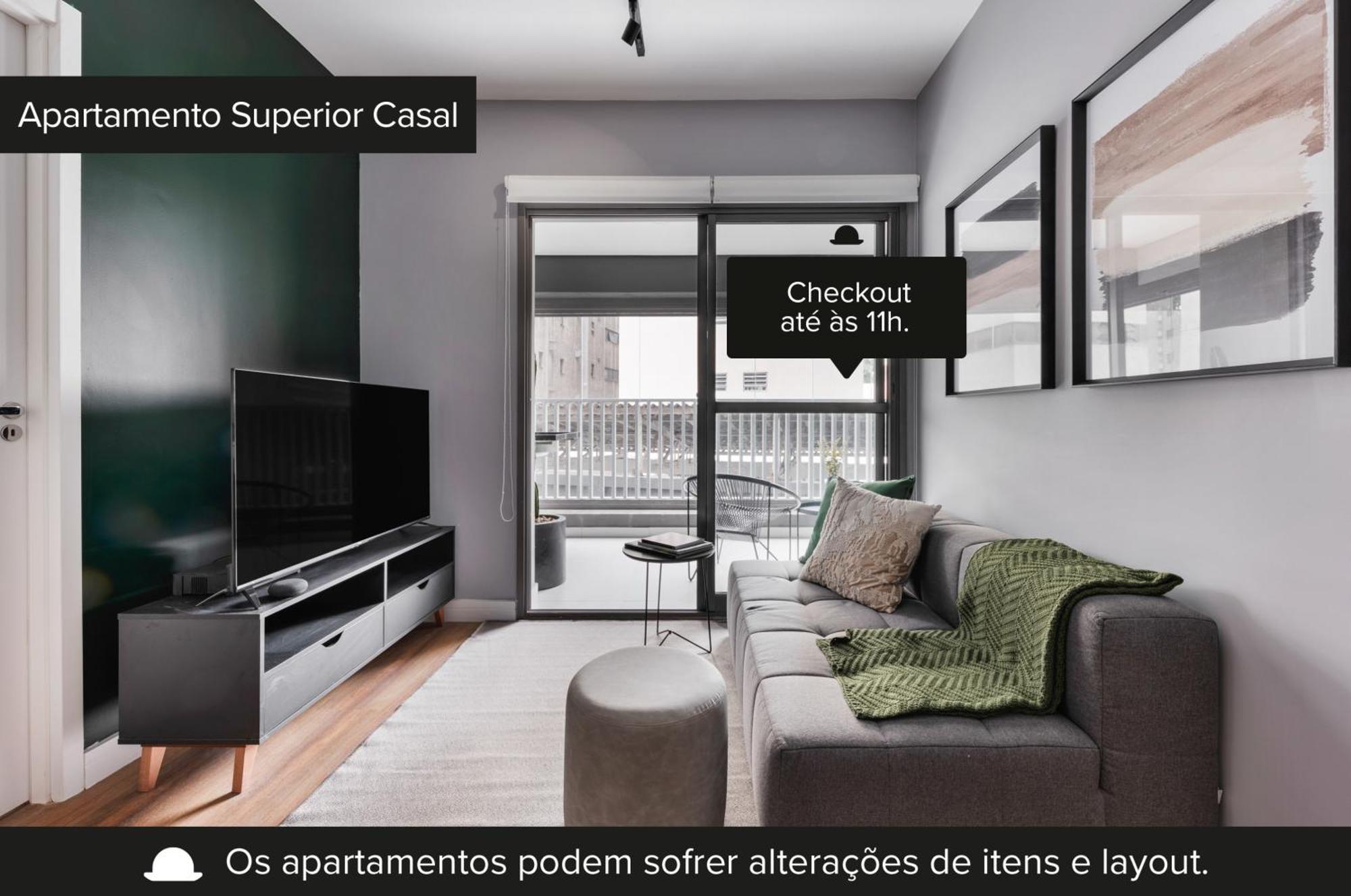 Apartamento com piscina e academia a passos da Paulista São Paulo Exterior foto