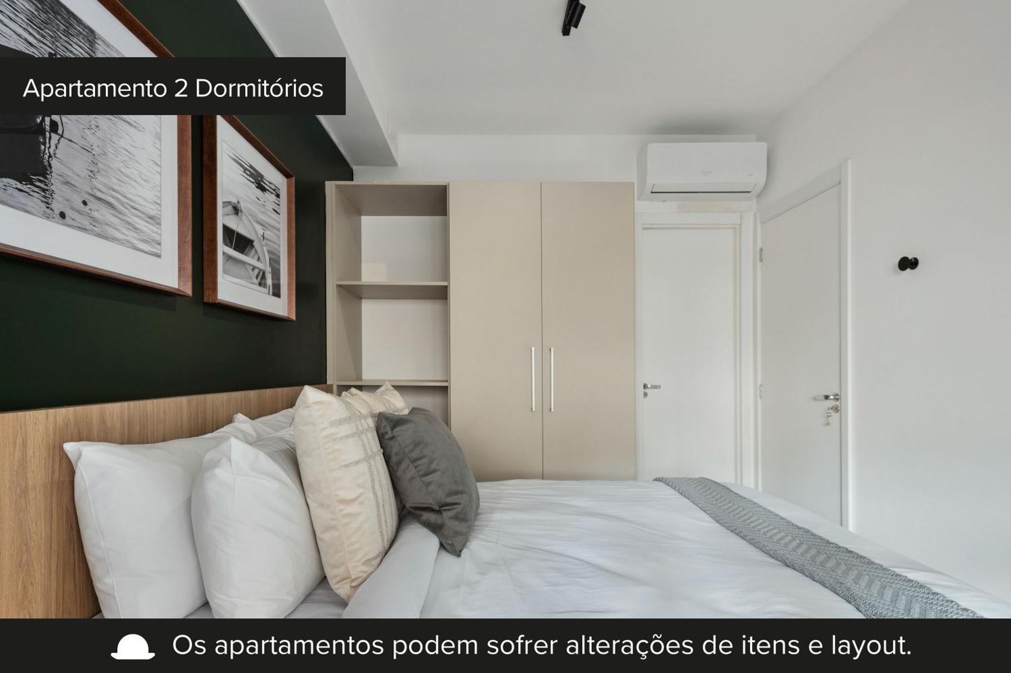 Apartamento com piscina e academia a passos da Paulista São Paulo Exterior foto