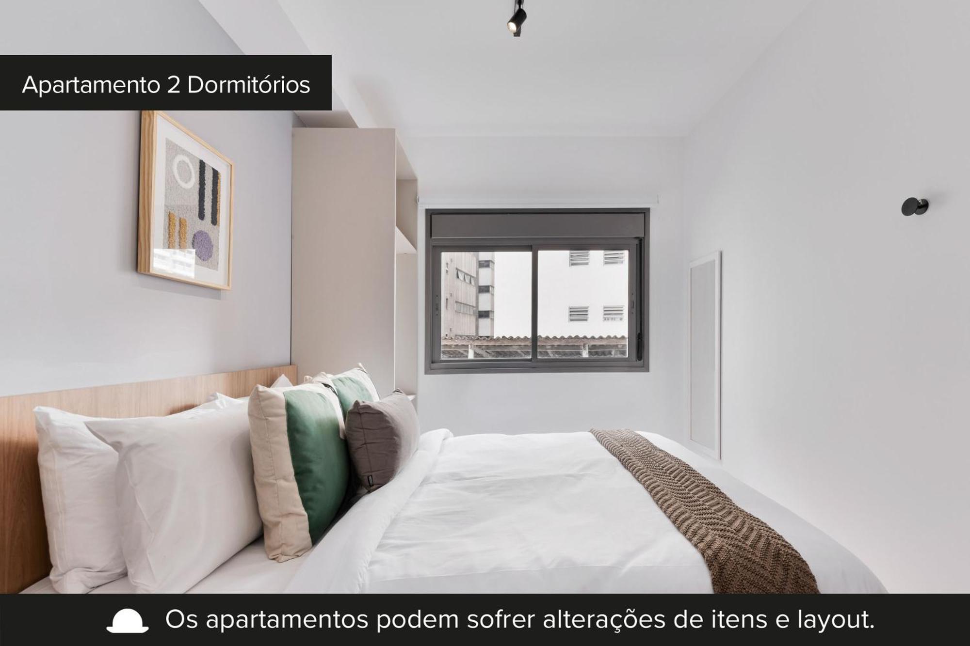 Apartamento com piscina e academia a passos da Paulista São Paulo Exterior foto